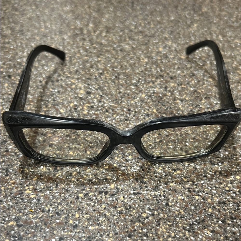 Vogue Eyewear Black Glasses with case